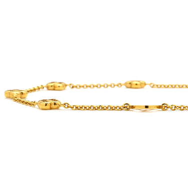 ルイヴィトン LOUIS VUITTON フラワーフル M68125 ゴールド GP ネックレス モノグラムフラワー 花