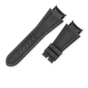 ハリーウィンストン Harry Winston 純正 オーシャン用 ラバーバンド ショート ブラック ラバー ファブリック 腕時計パーツ 未使用 替え ラバー バンド ベルト 26ｍｍ ブラック 黒