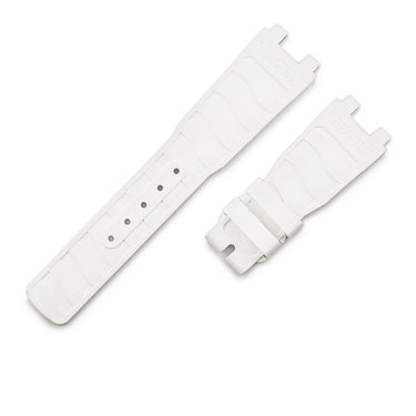 ブレゲ BREGUET 純正 マリーン レディ 9518用 ラバーバンド ホワイト ラバー 腕時計パーツ 未使用 替え 予備 スペア ベルト ストラップ 18mm ホワイト 白