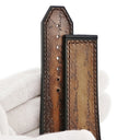 ウブロ HUBLOT 純正 ベルルッティ スクリットレザー 521 クラシックフュージョン ブラウン レザー ラバー 腕時計パーツ レザー×ラバー 替え バンド ベルト 26mm ブラウン