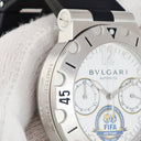 腕時計 ブルガリ BVLGARI ディアゴノ プロフェッショナル スクーバ FIFA100周年記念 SCB38S 自動巻き メンズ OH済 クロノグラフ 限定