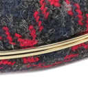 シャネル CHANEL ロケット ペンダント AP9485 レッド×ネイビー×グレー ツイード GP ネックレス シャンパンゴールド金具 赤 紺 ハート ココマーク