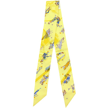 エルメス HERMES ツイリー イエロー系 シルク スカーフ 【Ex-Libris Les Parisiennes/エクスリブリス パリジェンヌ】