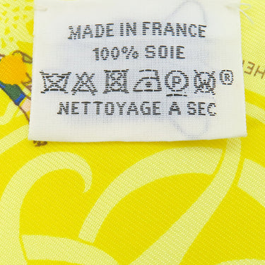 エルメス HERMES ツイリー イエロー系 シルク スカーフ 【Ex-Libris Les Parisiennes/エクスリブリス パリジェンヌ】