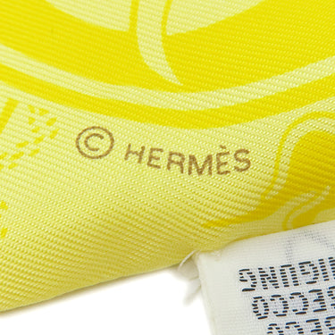 エルメス HERMES ツイリー イエロー系 シルク スカーフ 【Ex-Libris Les Parisiennes/エクスリブリス パリジェンヌ】