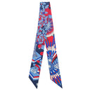 エルメス HERMES ツイリー マリン×ルージュ×ホワイト シルク スカーフ 【LA SOURCE DE PEGASE/ペガサスの源泉】