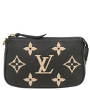 ルイヴィトン LOUIS VUITTON ミニ ポシェット アクセソワール M80732 ノワール モノグラムアンプラント ポーチ ゴールド金具 黒 チェーンショルダー ミニバッグ