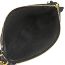 ルイヴィトン LOUIS VUITTON ミニ ポシェット アクセソワール M80732 ノワール モノグラムアンプラント ポーチ ゴールド金具 黒 チェーンショルダー ミニバッグ