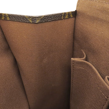 ルイヴィトン LOUIS VUITTON ポパンクール オ M40007 モノグラム モノグラムキャンバス ショルダーバッグ ゴールド金具 茶 肩掛け トートバッグ