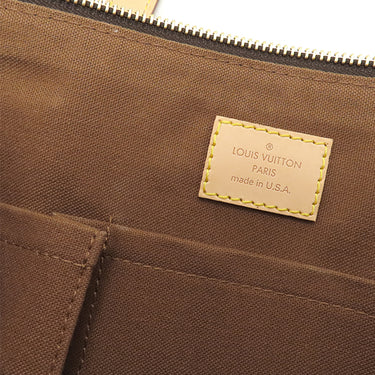 ルイヴィトン LOUIS VUITTON ポパンクール オ M40007 モノグラム モノグラムキャンバス ショルダーバッグ ゴールド金具 茶 肩掛け トートバッグ