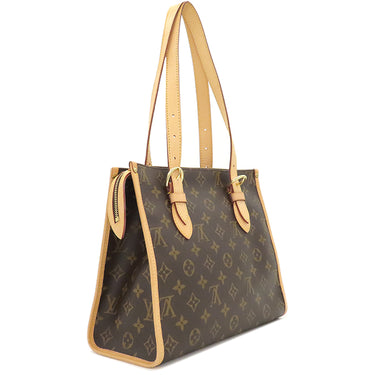 ルイヴィトン LOUIS VUITTON ポパンクール オ M40007 モノグラム モノグラムキャンバス ショルダーバッグ ゴールド金具 茶 肩掛け トートバッグ