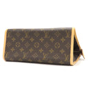 ルイヴィトン LOUIS VUITTON ポパンクール オ M40007 モノグラム モノグラムキャンバス ショルダーバッグ ゴールド金具 茶 肩掛け トートバッグ