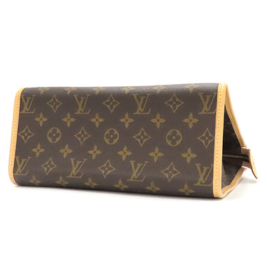 ルイヴィトン LOUIS VUITTON ポパンクール オ M40007 モノグラム モノグラムキャンバス ショルダーバッグ ゴールド金具 茶 肩掛け トートバッグ