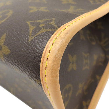 ルイヴィトン LOUIS VUITTON ポパンクール オ M40007 モノグラム モノグラムキャンバス ショルダーバッグ ゴールド金具 茶 肩掛け トートバッグ