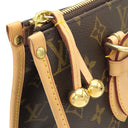 ルイヴィトン LOUIS VUITTON ポパンクール オ M40007 モノグラム モノグラムキャンバス ショルダーバッグ ゴールド金具 茶 肩掛け トートバッグ