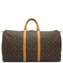 ルイヴィトン LOUIS VUITTON キーポル 55 M41424 モノグラム モノグラムキャンバス ボストンバッグ ゴールド金具 茶 鍵・パドロック・ポワニエ欠品 ※イニシャル入り