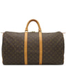 ルイヴィトン LOUIS VUITTON キーポル 55 M41424 モノグラム モノグラムキャンバス ボストンバッグ ゴールド金具 茶 鍵・パドロック・ポワニエ欠品 ※イニシャル入り