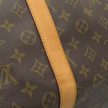 ルイヴィトン LOUIS VUITTON キーポル 55 M41424 モノグラム モノグラムキャンバス ボストンバッグ ゴールド金具 茶 鍵・パドロック・ポワニエ欠品 ※イニシャル入り