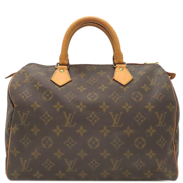ルイヴィトン LOUIS VUITTON スピーディ 30 M41526 モノグラム モノグラムキャンバス ハンドバッグ ゴールド金具 茶 ミニボストン