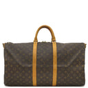 ルイヴィトン LOUIS VUITTON キーポル バンドリエール 55 M41414 モノグラム モノグラムキャンバス ボストンバッグ ゴールド金具 茶 旅行カバン