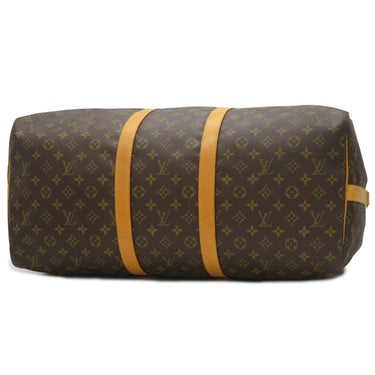 ルイヴィトン LOUIS VUITTON キーポル バンドリエール 55 M41414 モノグラム モノグラムキャンバス ボストンバッグ ゴールド金具 茶 旅行カバン