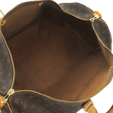 ルイヴィトン LOUIS VUITTON キーポル バンドリエール 55 M41414 モノグラム モノグラムキャンバス ボストンバッグ ゴールド金具 茶 旅行カバン
