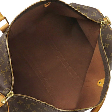 ルイヴィトン LOUIS VUITTON キーポル バンドリエール50 M41416 モノグラム モノグラムキャンバス ボストンバッグ ゴールド金具 茶 鍵・パドロック欠品