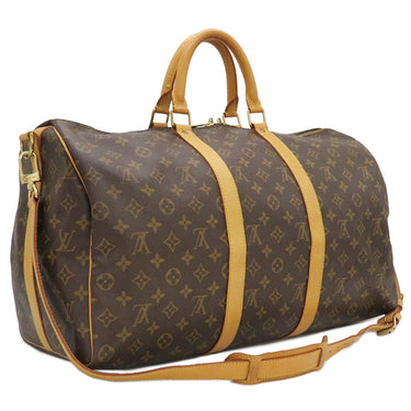 ルイヴィトン LOUIS VUITTON キーポル バンドリエール50 M41416 モノグラム モノグラムキャンバス ボストンバッグ ゴールド金具 茶 鍵・パドロック欠品