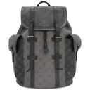 ルイヴィトン LOUIS VUITTON クリストファー MM M45419 モノグラムエクリプス モノグラムエクリプスキャンバス モノグラムエクリプスリバースキャンバス リュック・デイパック シルバー金具 黒 グレー