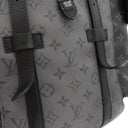 ルイヴィトン LOUIS VUITTON クリストファー MM M45419 モノグラムエクリプス モノグラムエクリプスキャンバス モノグラムエクリプスリバースキャンバス リュック・デイパック シルバー金具 黒 グレー