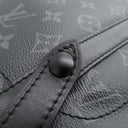 ルイヴィトン LOUIS VUITTON クリストファー MM M45419 モノグラムエクリプス モノグラムエクリプスキャンバス モノグラムエクリプスリバースキャンバス リュック・デイパック シルバー金具 黒 グレー