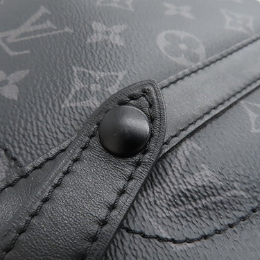 ルイヴィトン LOUIS VUITTON クリストファー MM M45419 モノグラムエクリプス モノグラムエクリプスキャンバス モノグラムエクリプスリバースキャンバス リュック・デイパック シルバー金具 黒 グレー