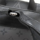 ルイヴィトン LOUIS VUITTON クリストファー MM M45419 モノグラムエクリプス モノグラムエクリプスキャンバス モノグラムエクリプスリバースキャンバス リュック・デイパック シルバー金具 黒 グレー