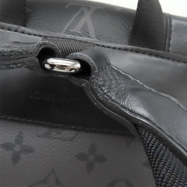 ルイヴィトン LOUIS VUITTON クリストファー MM M45419 モノグラムエクリプス モノグラムエクリプスキャンバス モノグラムエクリプスリバースキャンバス リュック・デイパック シルバー金具 黒 グレー