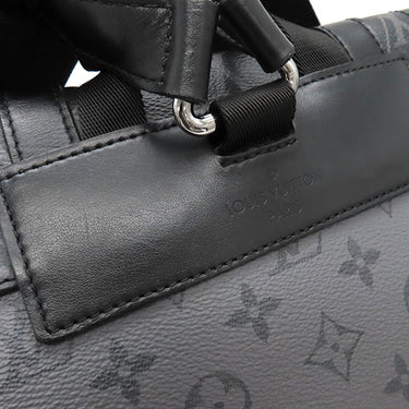 ルイヴィトン LOUIS VUITTON クリストファー MM M45419 モノグラムエクリプス モノグラムエクリプスキャンバス モノグラムエクリプスリバースキャンバス リュック・デイパック シルバー金具 黒 グレー