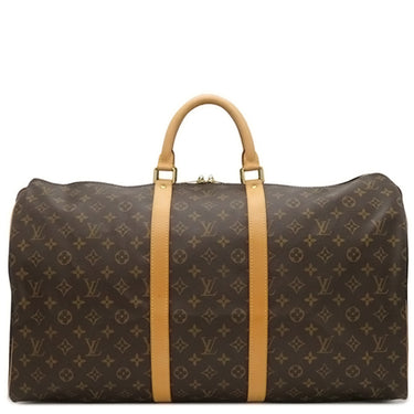 ルイヴィトン LOUIS VUITTON キーポル 55 M41424 モノグラム モノグラムキャンバス ボストンバッグ ゴールド金具 茶