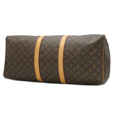 ルイヴィトン LOUIS VUITTON キーポル 55 M41424 モノグラム モノグラムキャンバス ボストンバッグ ゴールド金具 茶