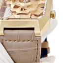 腕時計 ベル&ロス BELL＆ROSS BR01 サイバー スカル ブロンズ BR01-CSK-BR/SRB 手巻き メンズ OH済 スケルトン ガイコツ ドクロ 限定