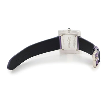 腕時計 オーデマピゲ AUDEMARS PIGUET Myriade 67455BC.ZU.A068MR.01 クオーツ レディース K18WG無垢 純正ダイヤ&ルビー シェル モーブ