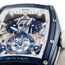 腕時計 クストス CVSTOS チャレンジ シーライナー GMT ポルトフィーノ CVT-SEA-GMT-PORTO BLST 自動巻き メンズ ブルーPVD 限定25本