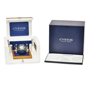 腕時計 クストス CVSTOS チャレンジ シーライナー CVT-SEA-CP5N BLST 自動巻き メンズ K18RG×SS コンビ ブルーPVD スケルトン