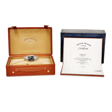 腕時計 フランクミュラー FRANCK MULLER カサブランカ クロノグラフ 5850CCC 自動巻き メンズ ブラック トノウ スモールセコンド