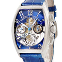 腕時計 フランクミュラー FRANCK MULLER トノウカーベックス クロノグラフ ビッグデイト 8083CCGDFO AC 自動巻き メンズ ギョウシェ ブルー
