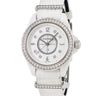 腕時計 シャネル CHANEL J12 H4190 クオーツ レディース 純正ダイヤ ホワイト ラウンド アラビア
