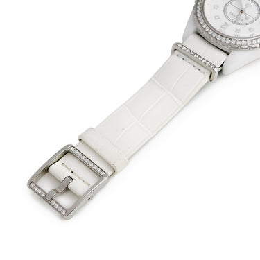 腕時計 シャネル CHANEL J12 H4190 クオーツ レディース 純正ダイヤ ホワイト ラウンド アラビア