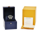 腕時計 ルイヴィトン LOUIS VUITTON タンブール スリム GM QA145Z クオーツ メンズ 新品同様 純正11Pダイヤ モノグラム ブラック 黒