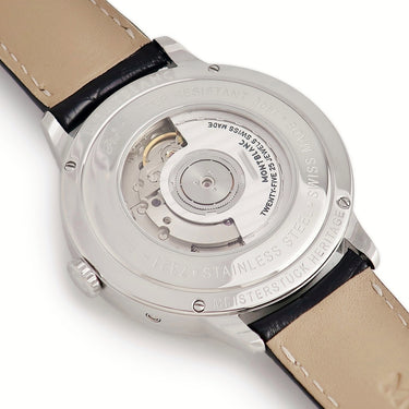 腕時計 モンブラン Montblanc ヘリテイジ スピリット ムーンフェイズ 111620 自動巻き メンズ デイト シルバー バー ローマン