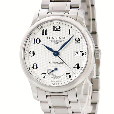 腕時計 ロンジン LONGINES マスターコレクション パワーリザーブ L2.708.4.78.6 自動巻き メンズ シルバー アラビア