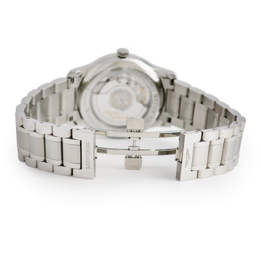 腕時計 ロンジン LONGINES マスターコレクション パワーリザーブ L2.708.4.78.6 自動巻き メンズ シルバー アラビア