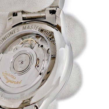 腕時計 ロンジン LONGINES マスターコレクション パワーリザーブ L2.708.4.78.6 自動巻き メンズ シルバー アラビア